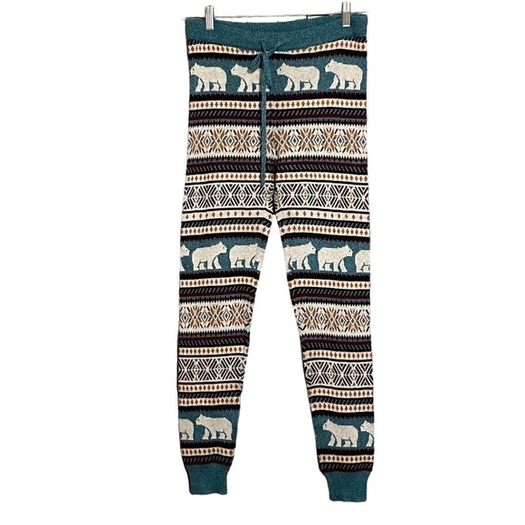 American Eagle polar bear sweater leggings size L - Picture 9 of 10